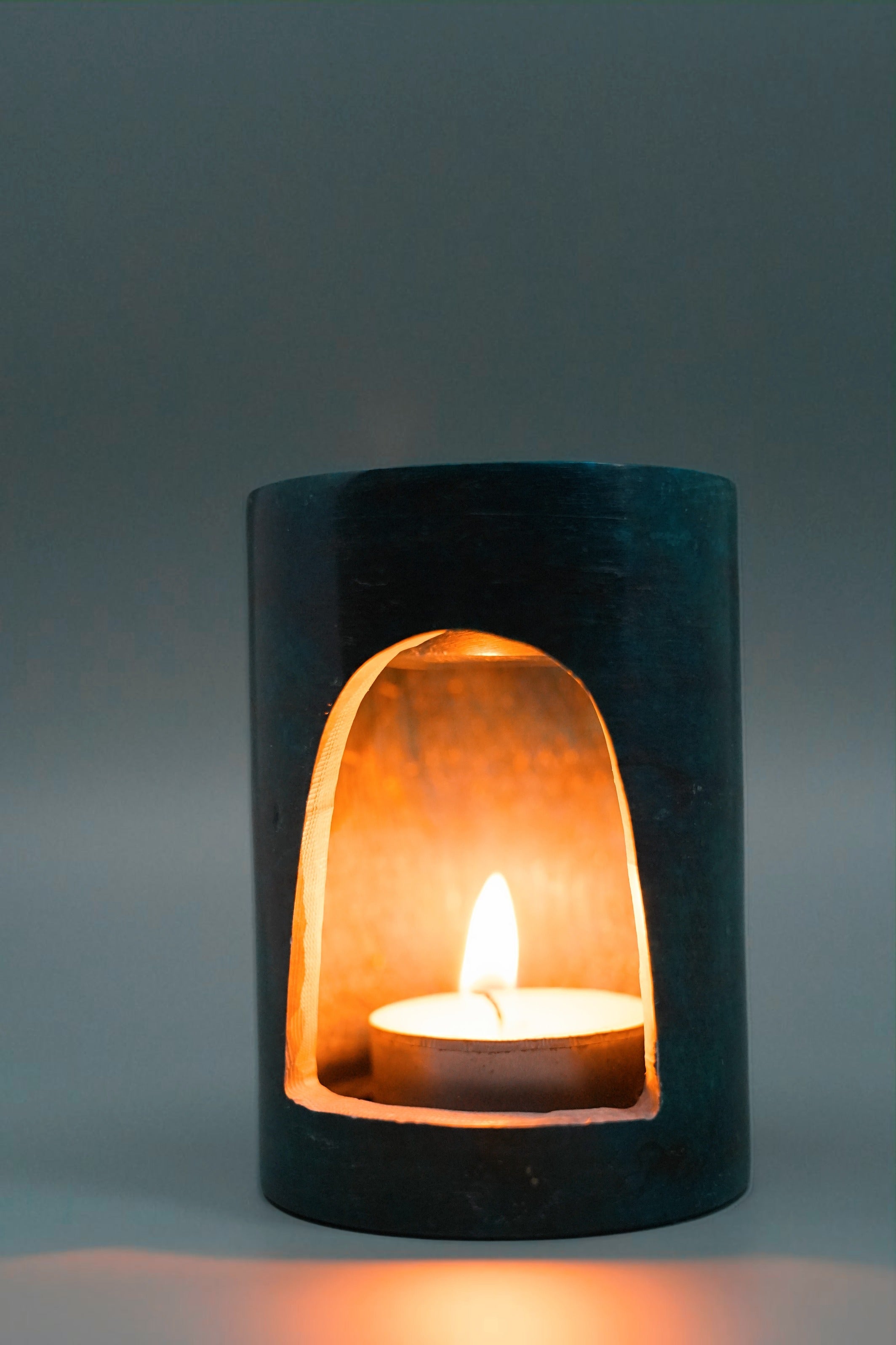 Tree of Life Oil Lamp Burner - Teal
