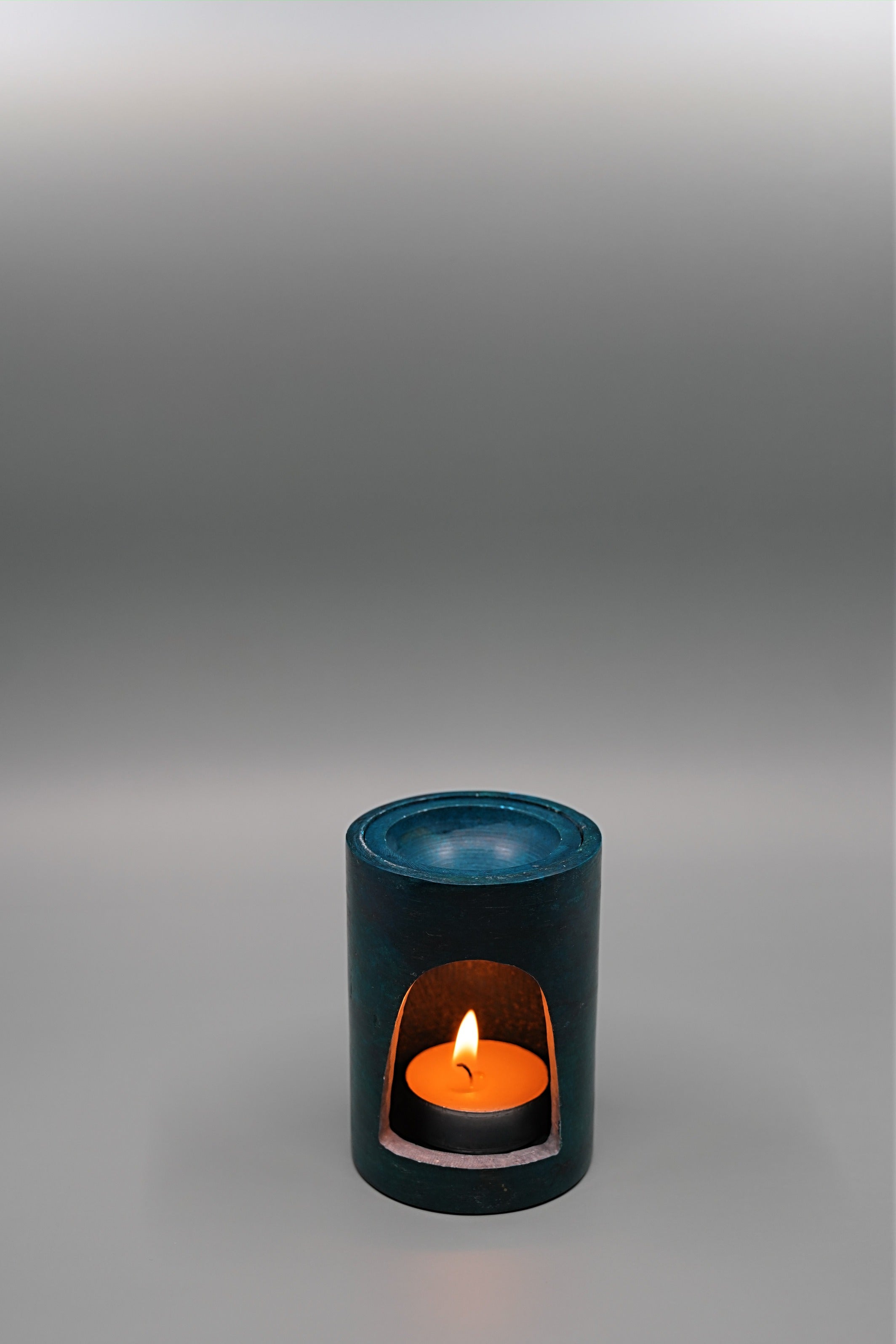 Tree of Life Oil Lamp Burner - Teal