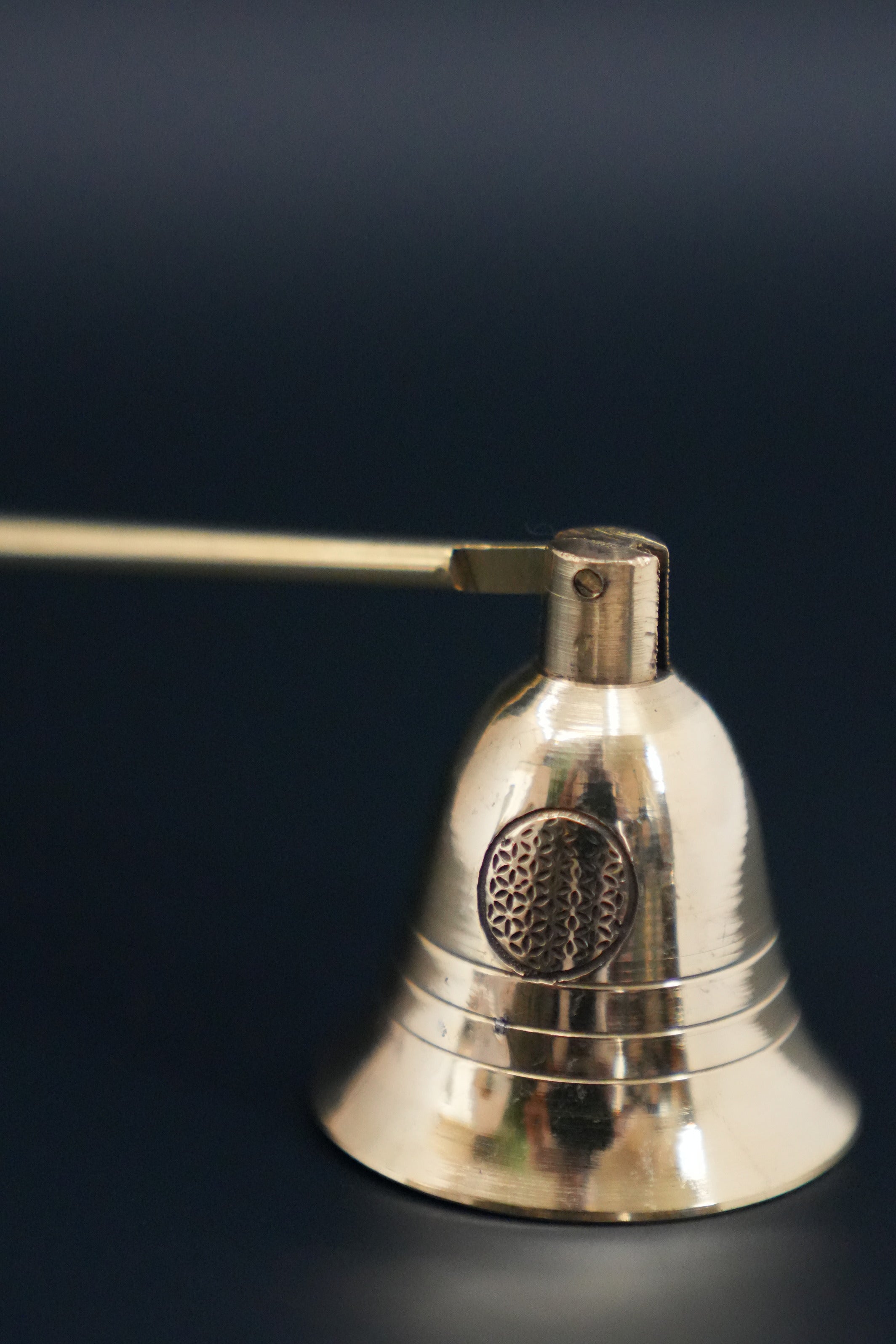 Flower of Life Brass Candle Snuffer