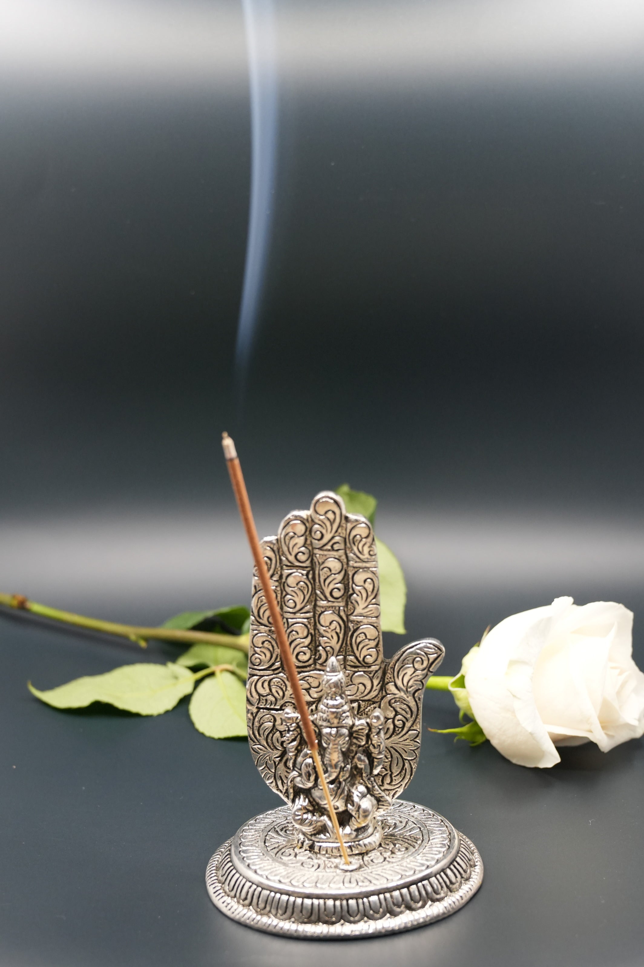 Ganesha Blessing Hand Incense Holder